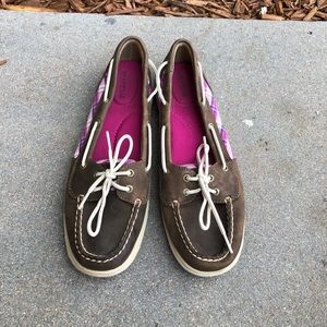 Sperry Angelfish Plaid Boat Shoe NWOT!!
